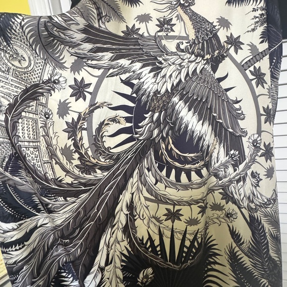 Hermes Gaultier era. Phoenix silk dress - Picture 3 of 5